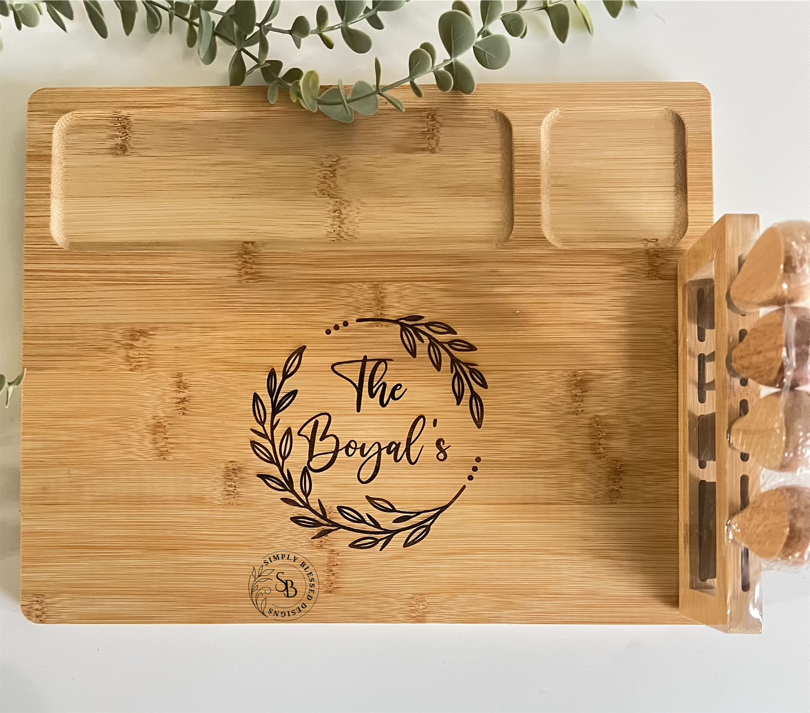 Custom Engraved Bamboo Cheeseboard