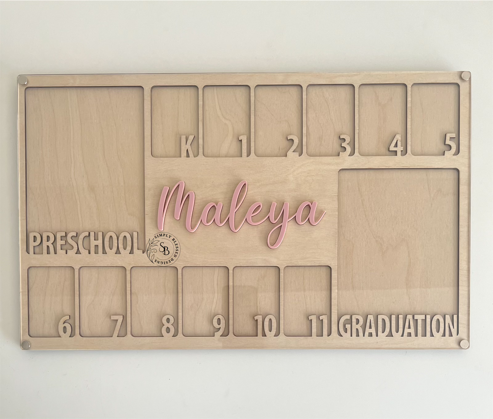 Large School Years Photo Frame