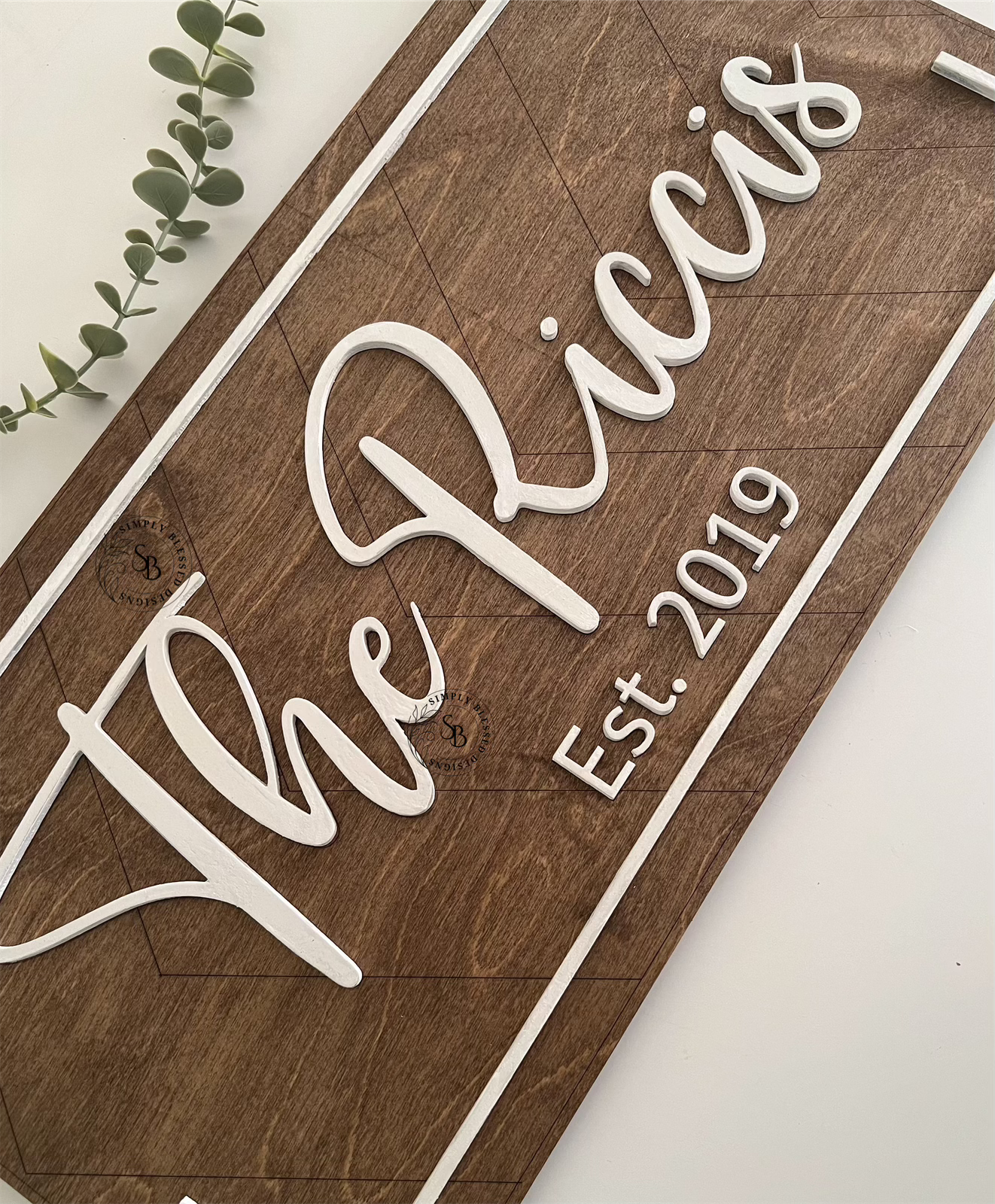 Custom Family Home Sign