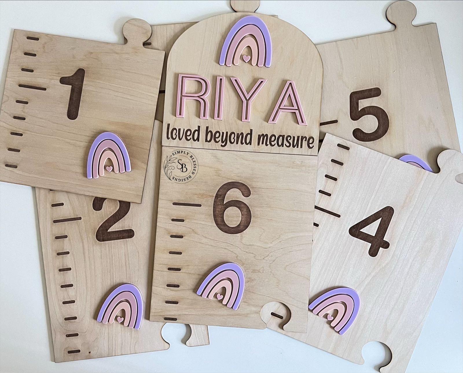 Rainbow Growth Chart