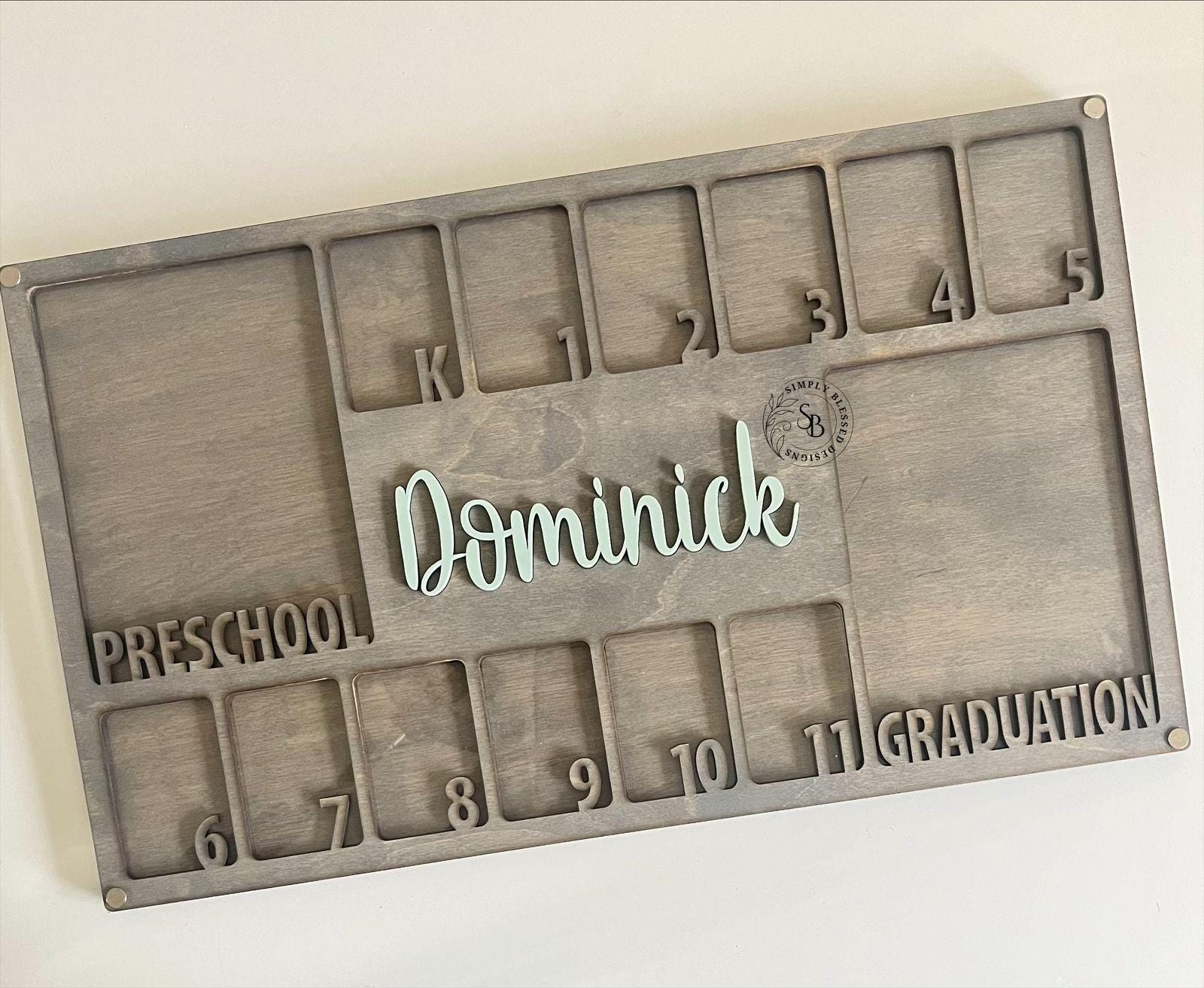 Large School Years Photo Frame