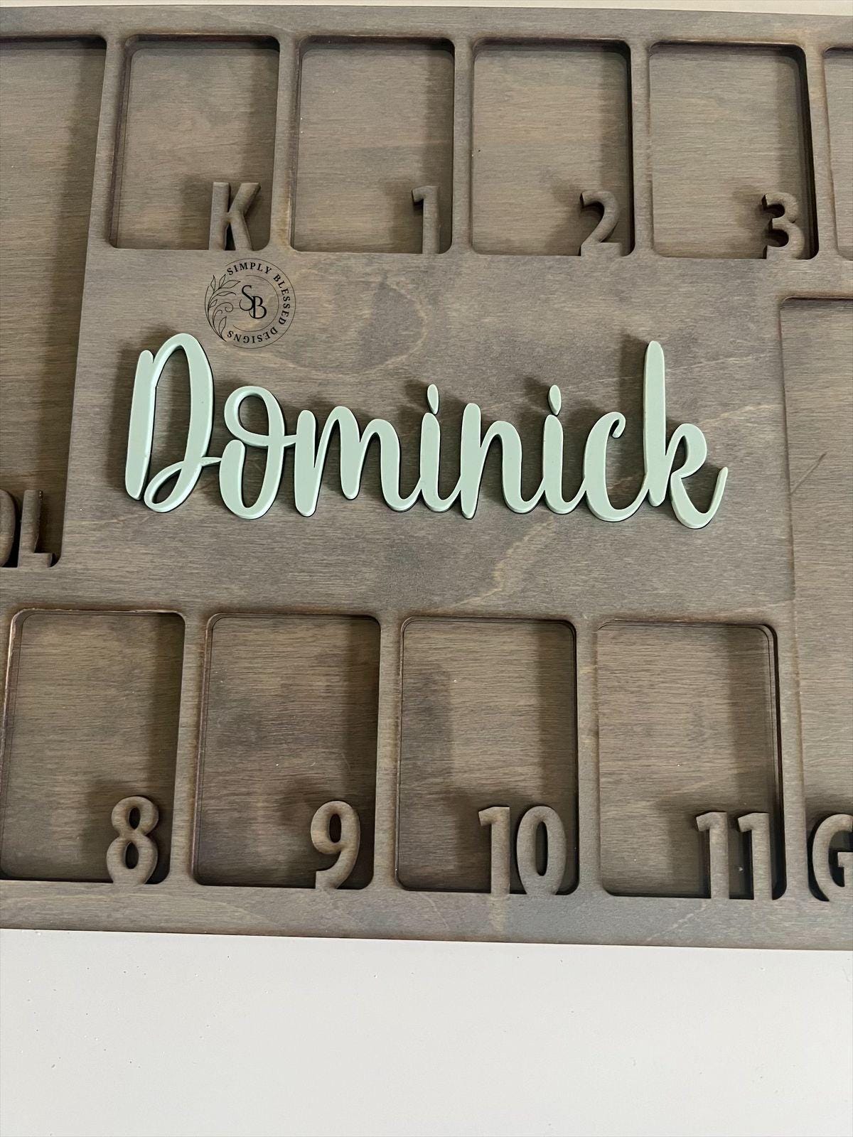 Large School Years Photo Frame