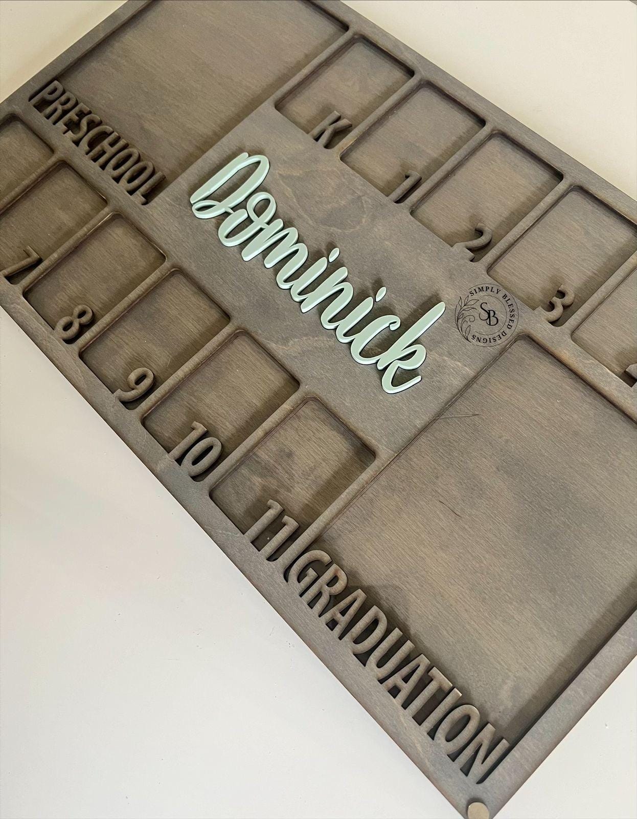 Large School Years Photo Frame