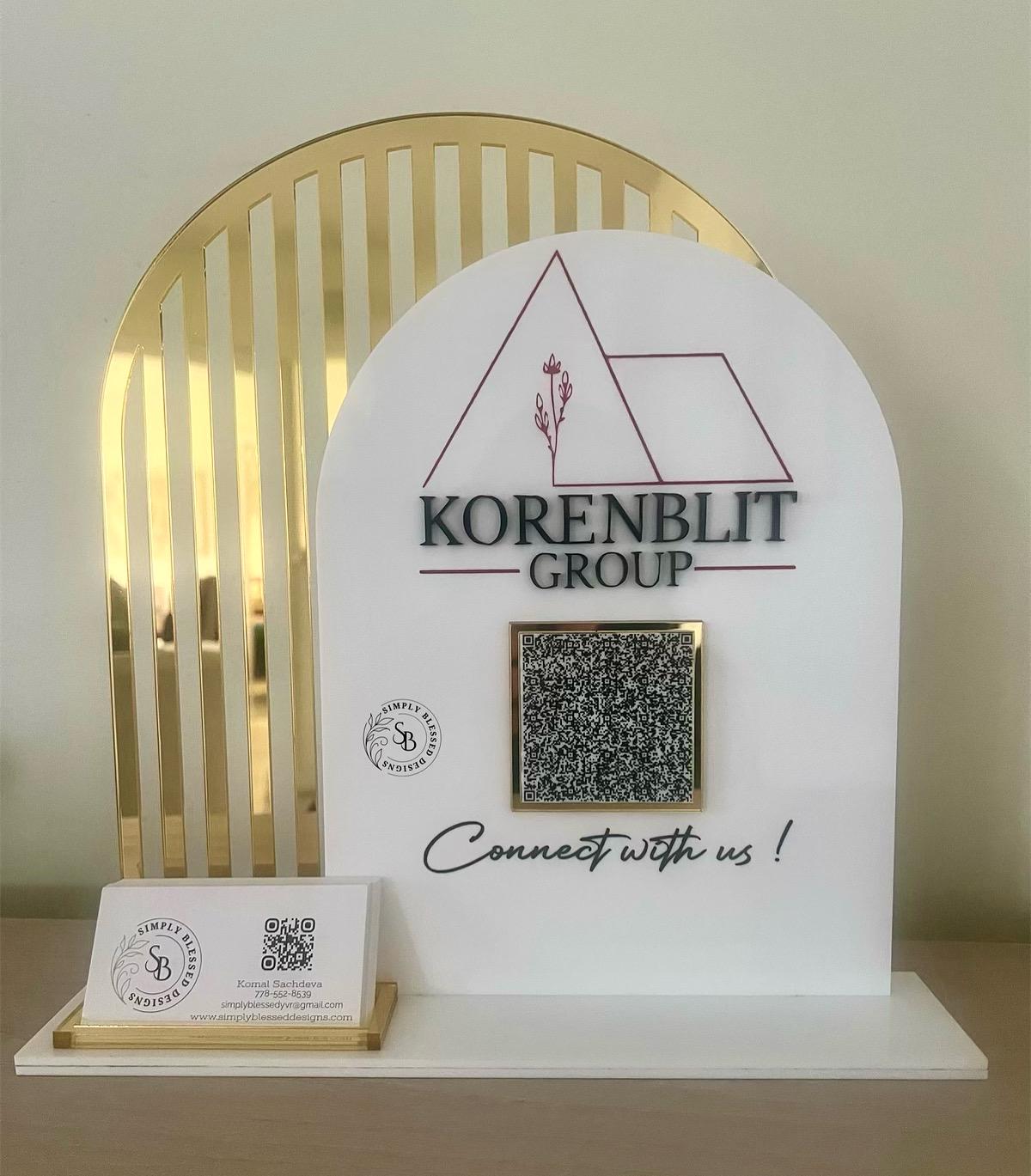 Full Double Arch Business Sign