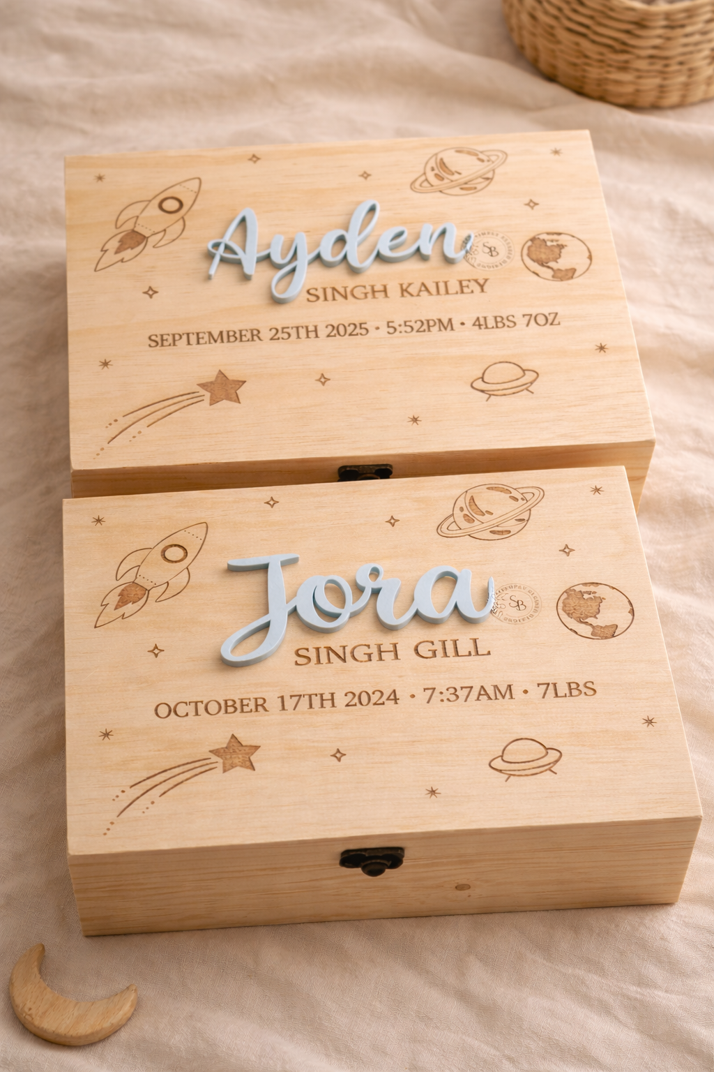 Space Themed Keepsake Box