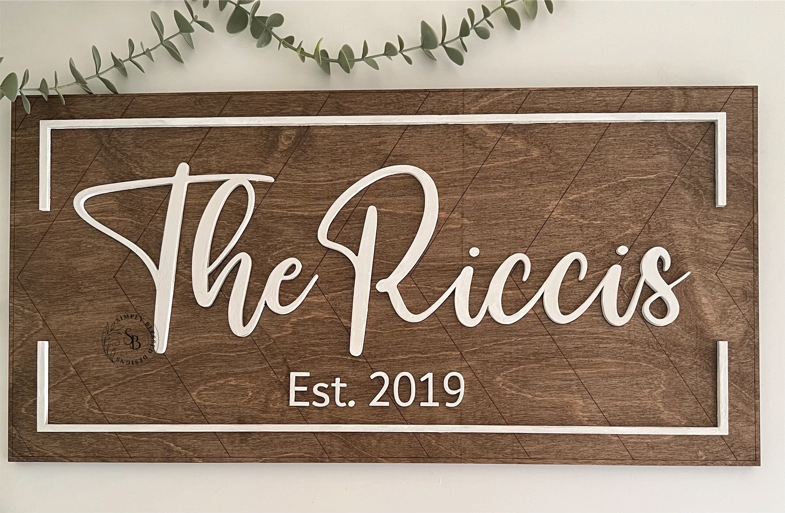 Custom Family Home Sign