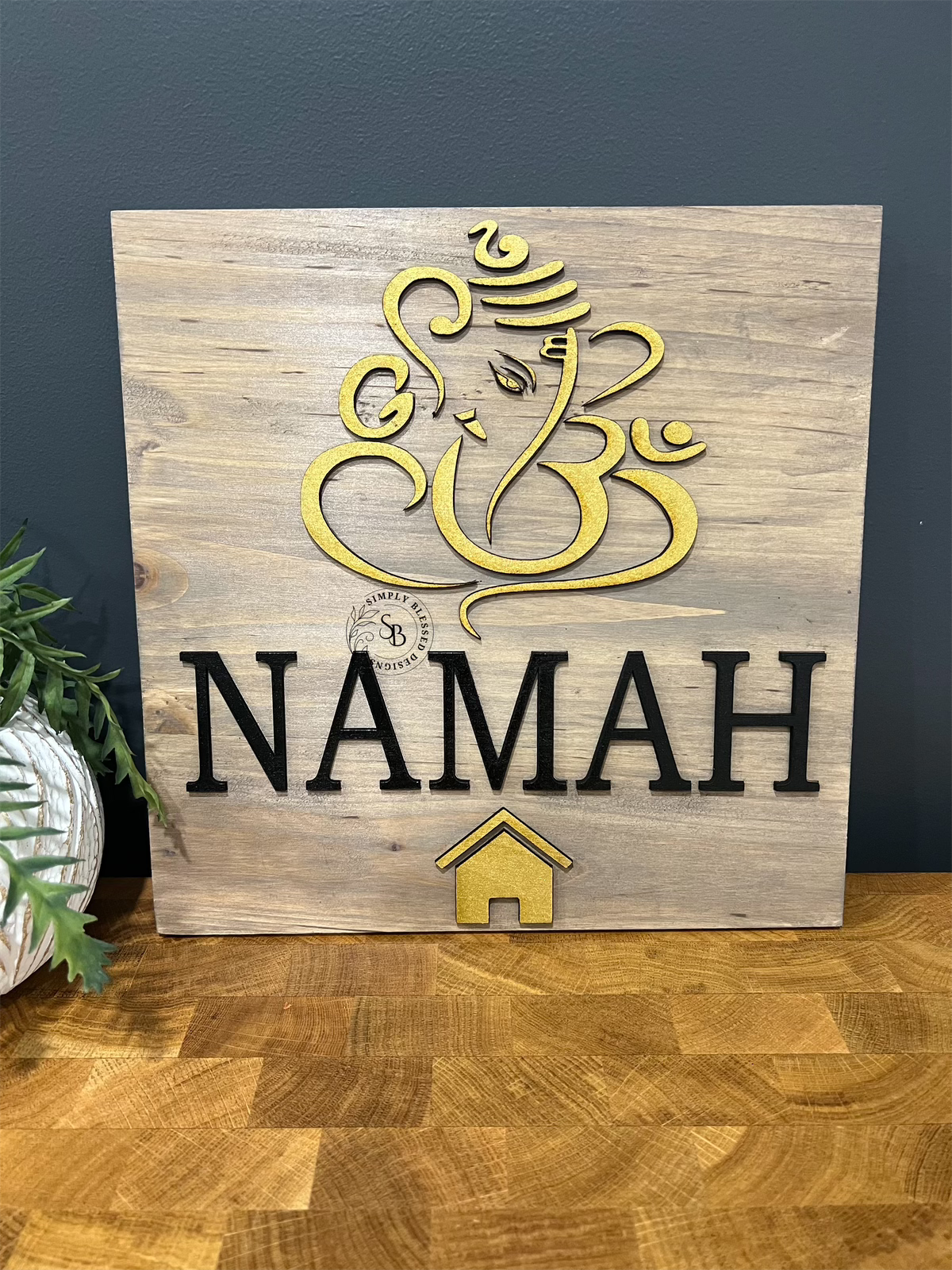 Ganesha Family Name Sign