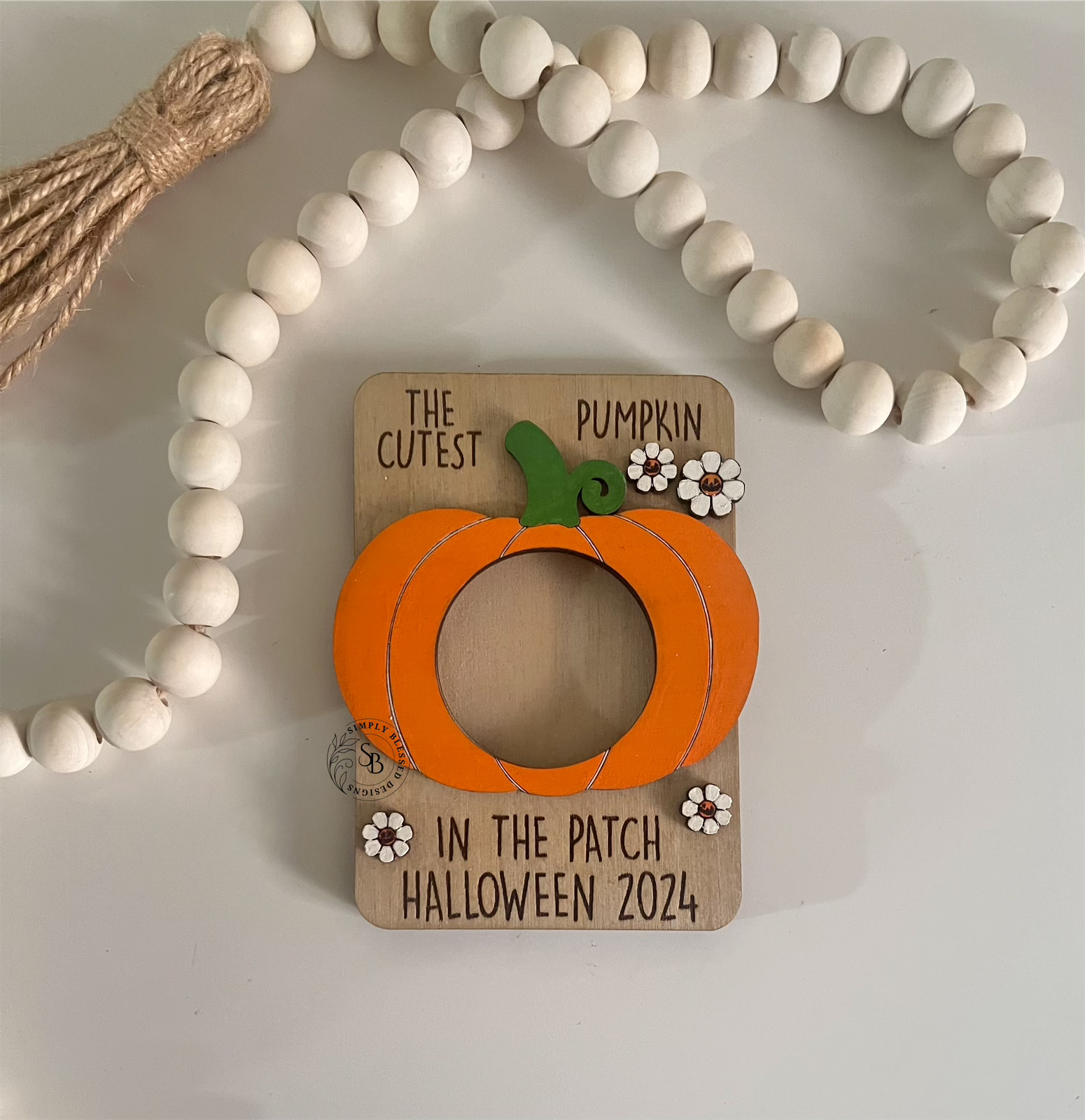 Pumpkin Photo Frame Magnet