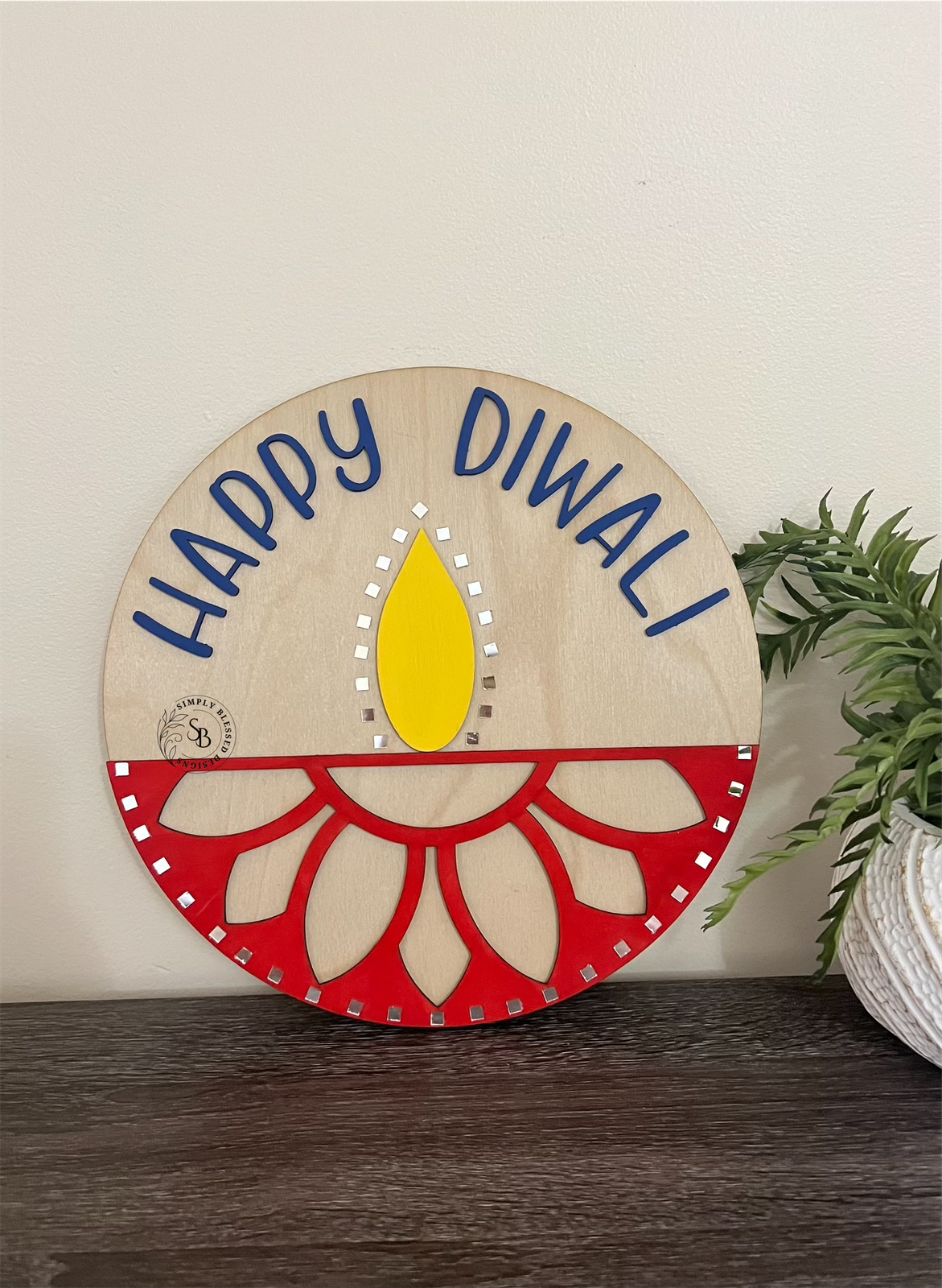 DIY Diwali Diya Sign Kit