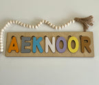 Name Puzzle without Shapes