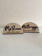Teacher Desk Sign