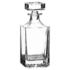 750 mL Square Glass Decanter Only