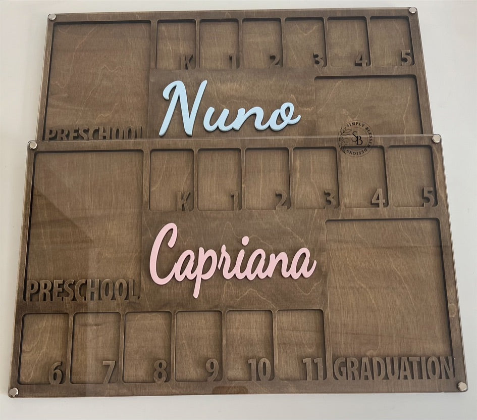 Large School Years Photo Frame