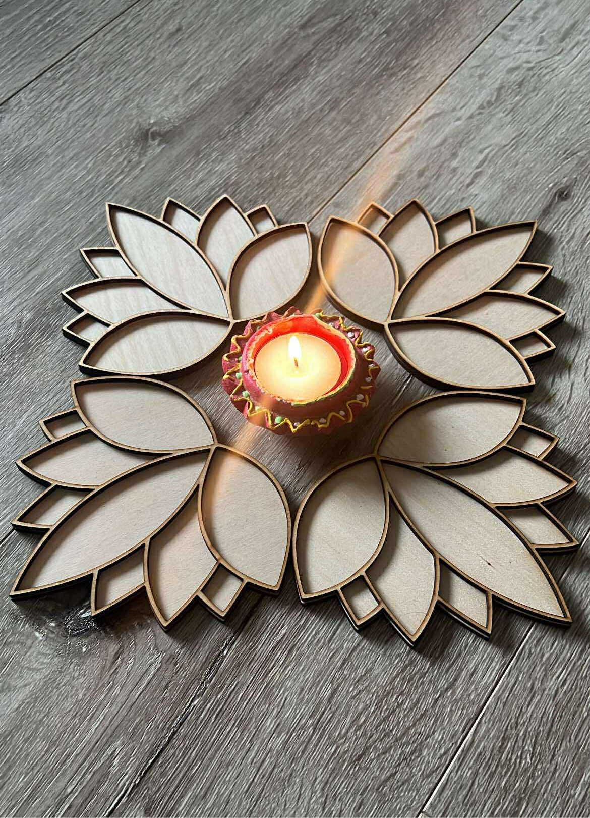 Lotus Reusable Rangoli