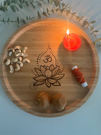 Engraved Diwali Tray