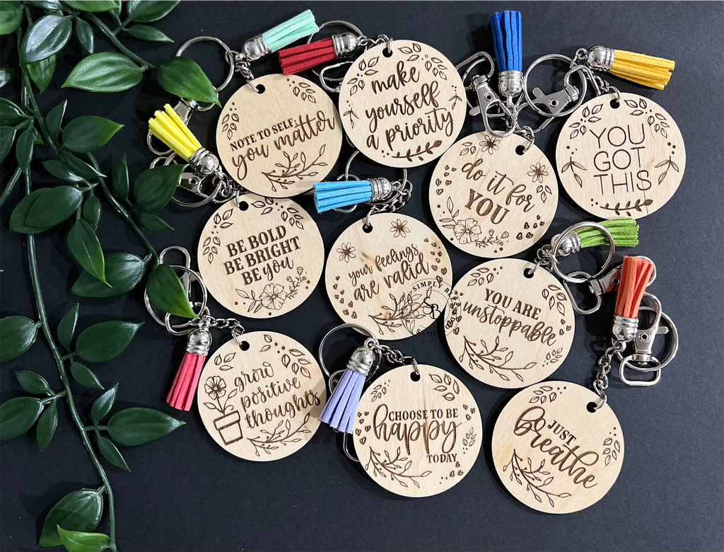 Affirmation Keychain