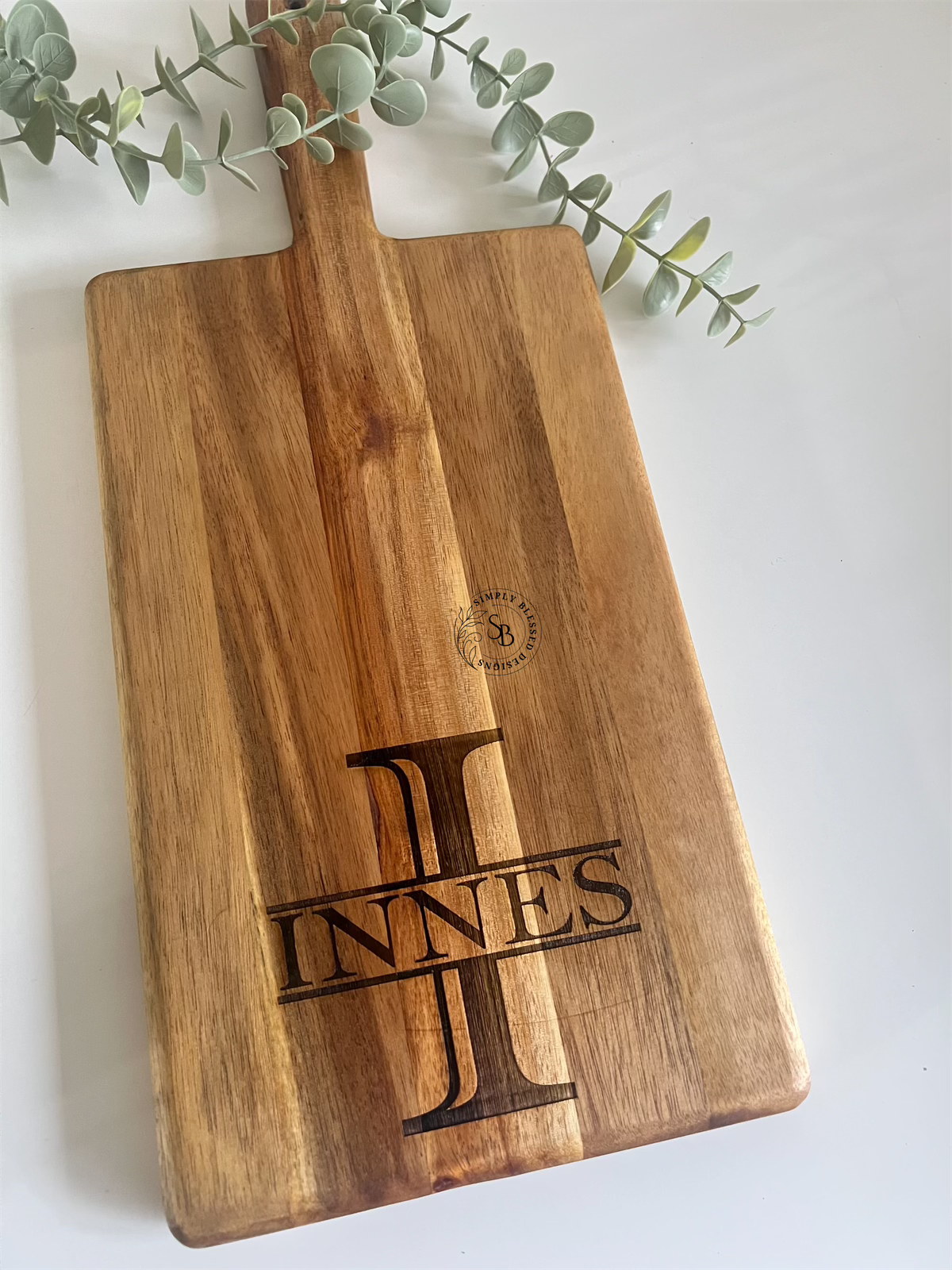 Custom Charcuterie Board with Handle