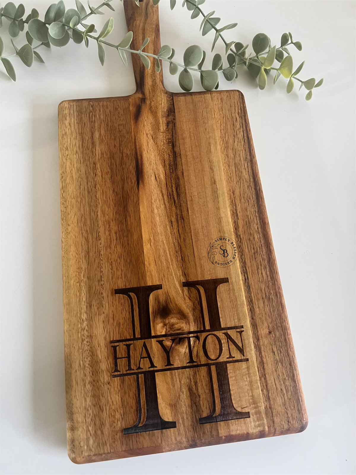 Custom Charcuterie Board with Handle