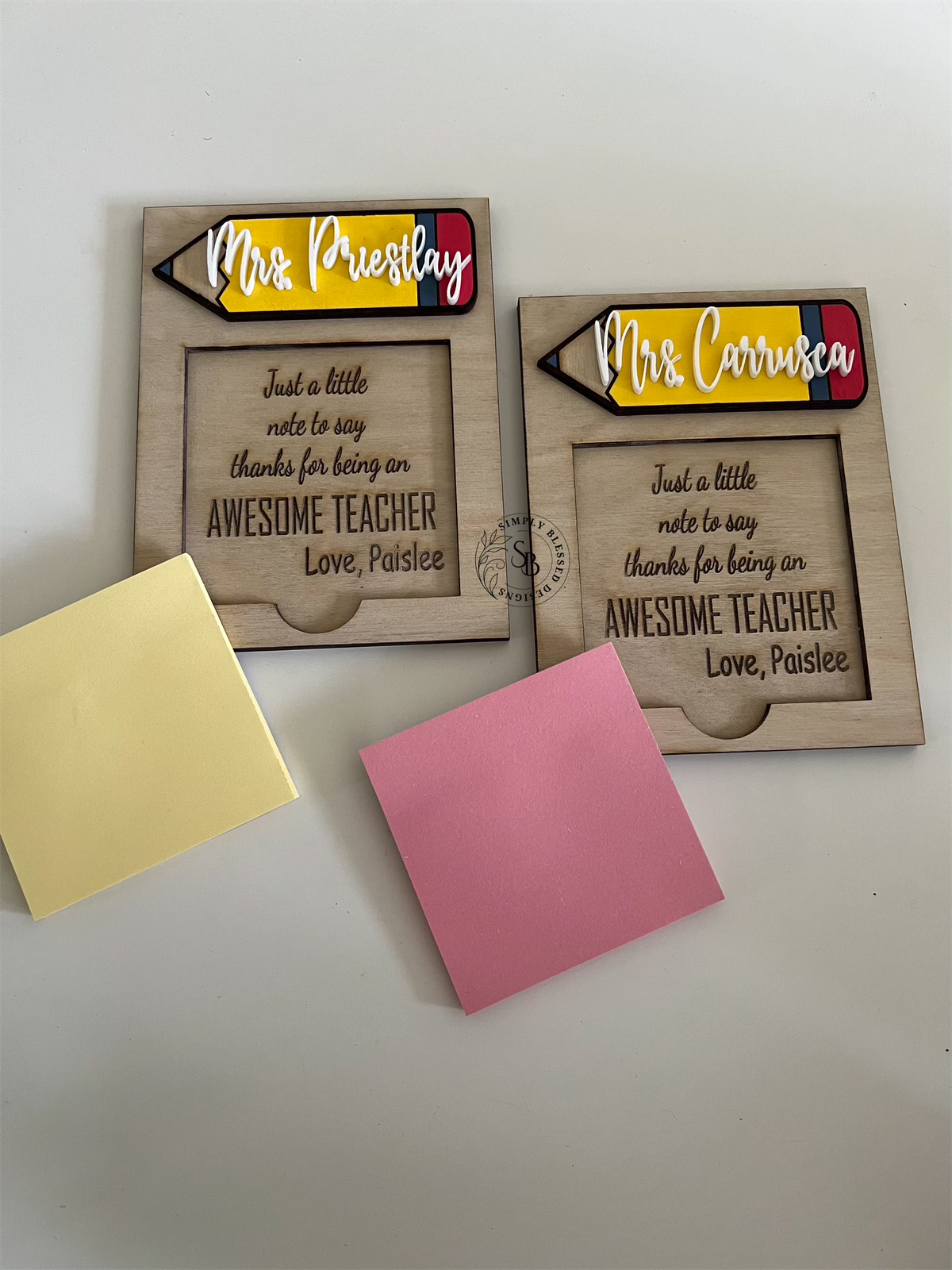 3D Pencil Notepad Holder