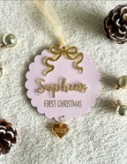Acrylic First Christmas Ornament