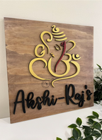 Ganesha Family Name Sign