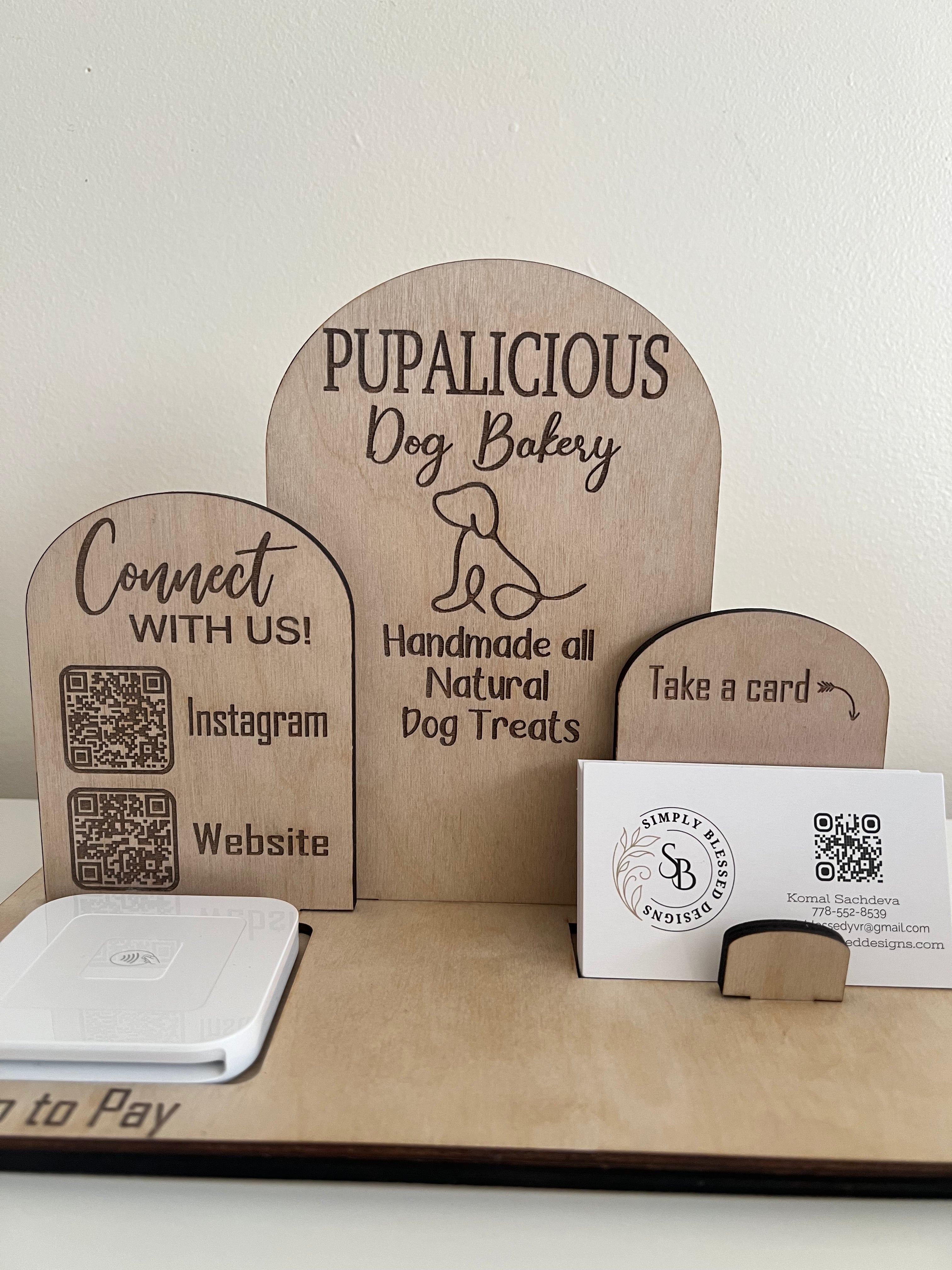 Wooden Business Sign