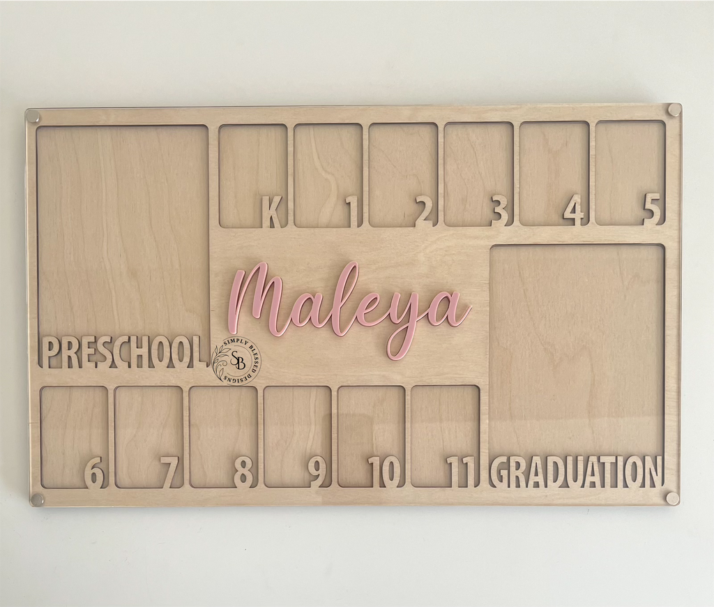 Large School Years Photo Frame