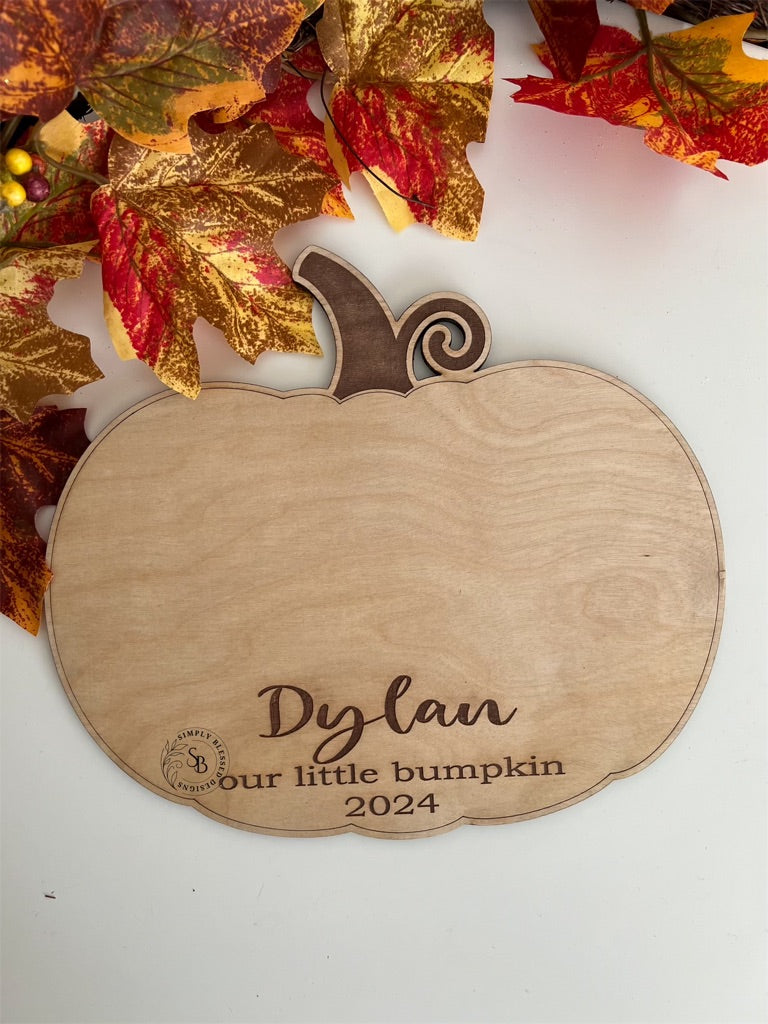 Our Little Bumpkin Plaque