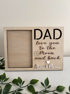 Love You To The Moon And Back Picture Frame
