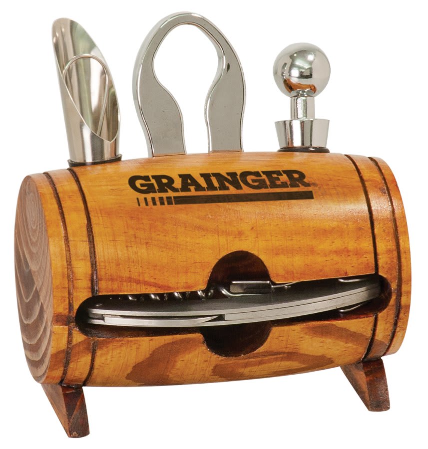 Barrel 4 Piece Wine Tool Set