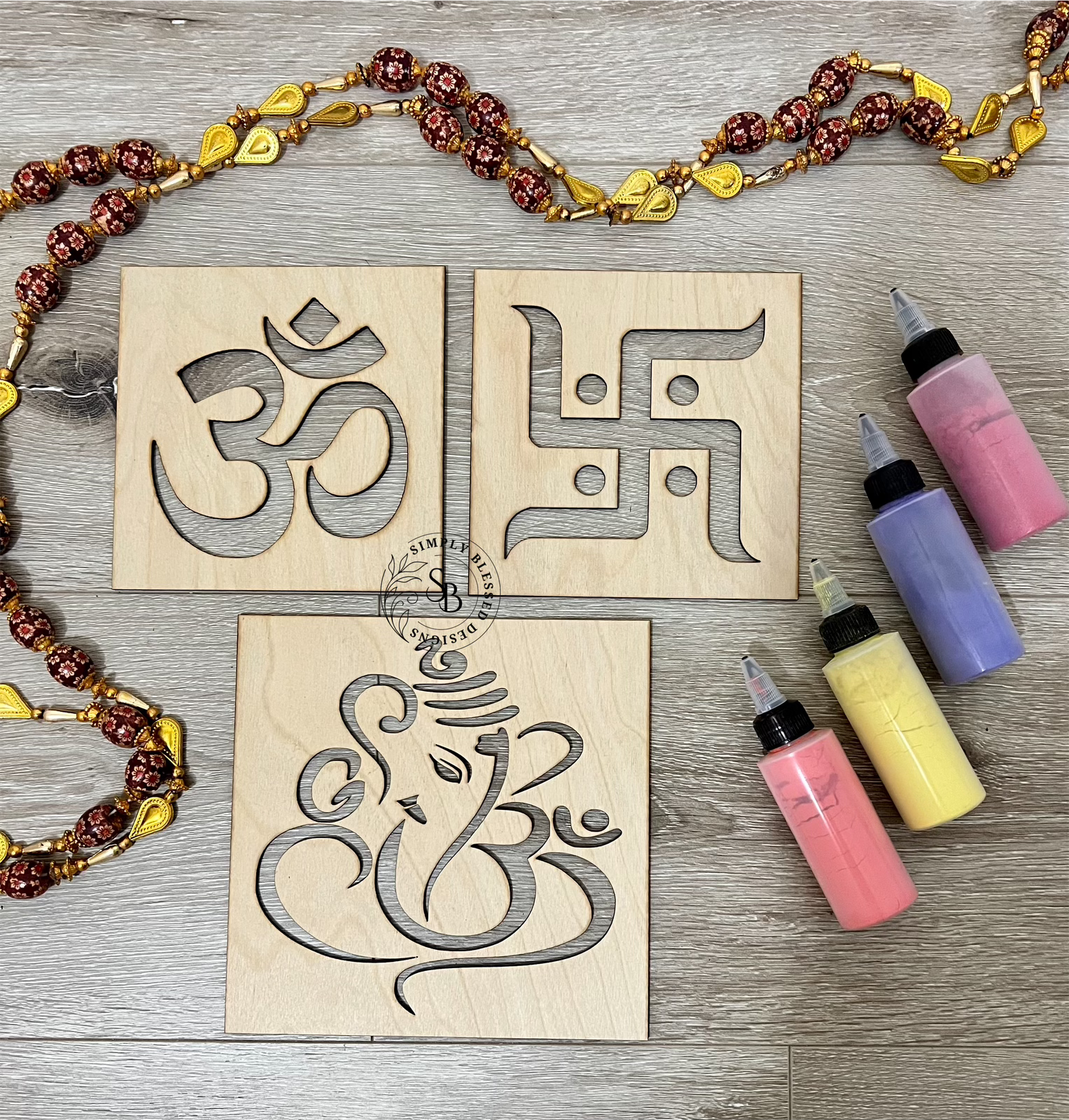 Rangoli Wooden Stencils