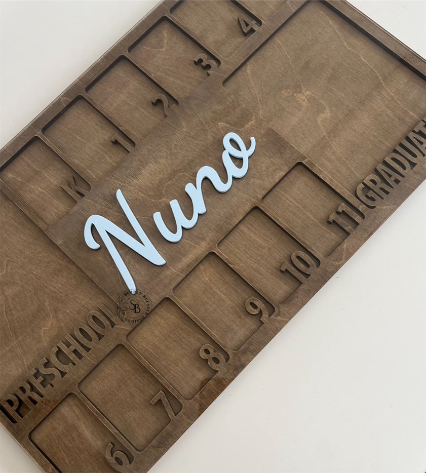 Large School Years Photo Frame