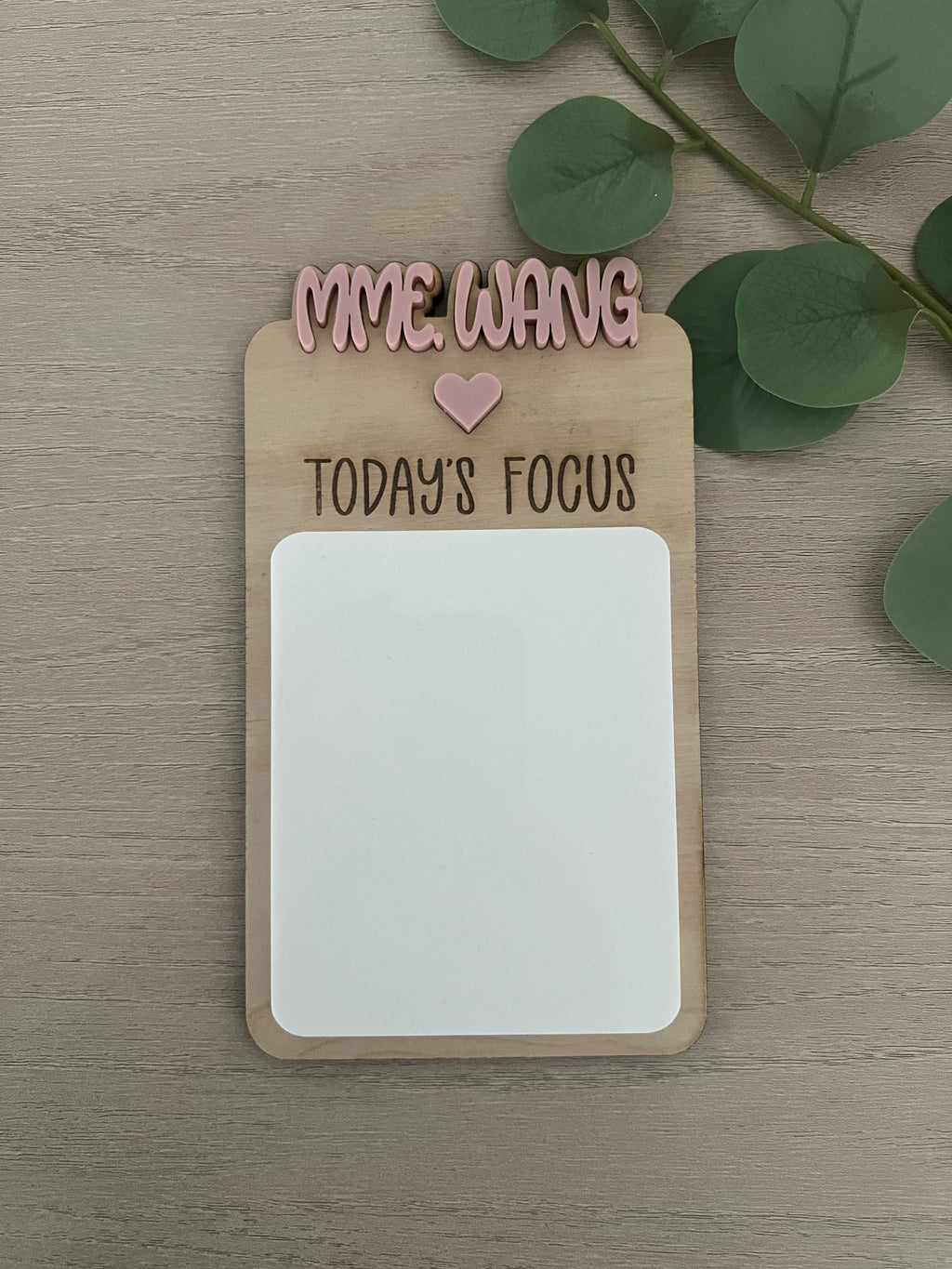 Personalized Dry Erase Notepad
