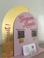 Half Arch Acrylic Business Sign