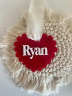 Acrylic Heart Gift Tag