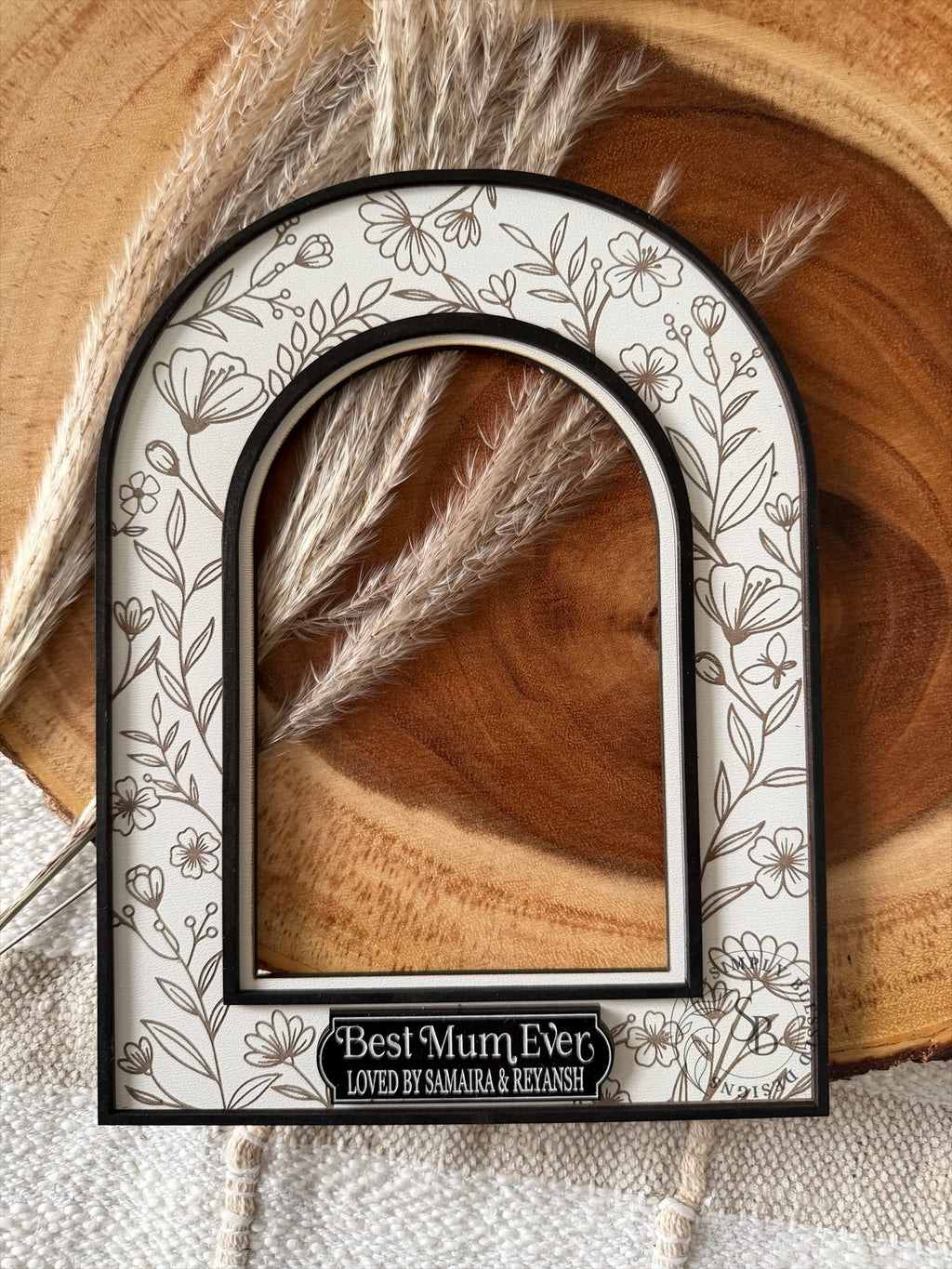 Floral Arch Photo Frame