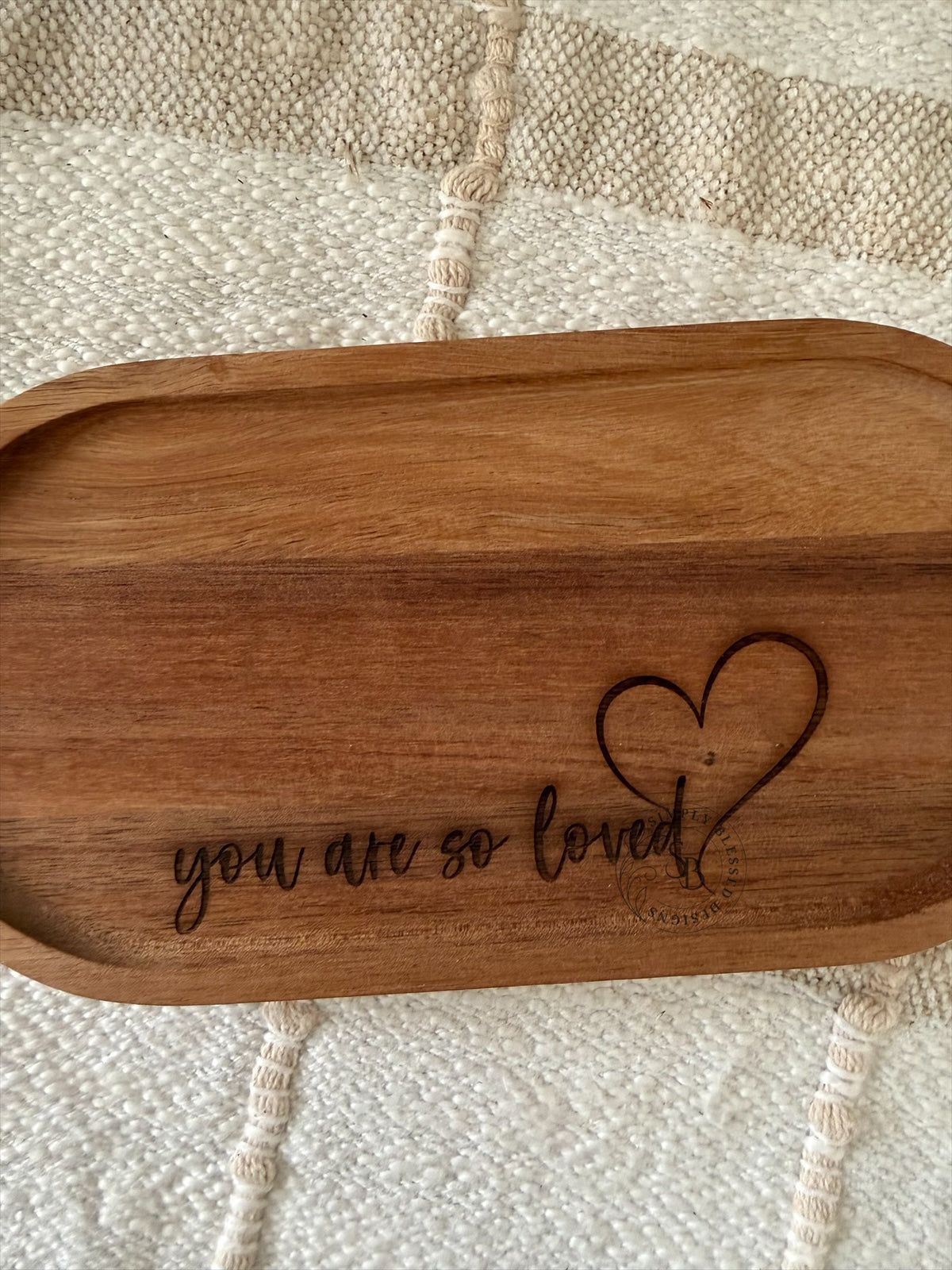 "You Are So Loved" Tray