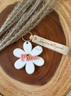 Mom Flower Keychain