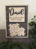 Dad Puzzle Piece Sign