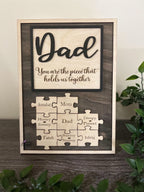 Dad Puzzle Piece Sign