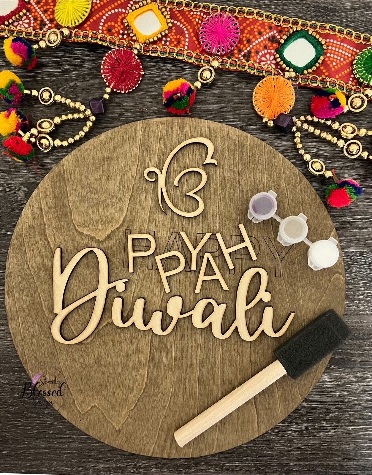 DIY Happy Diwali Sign Kit