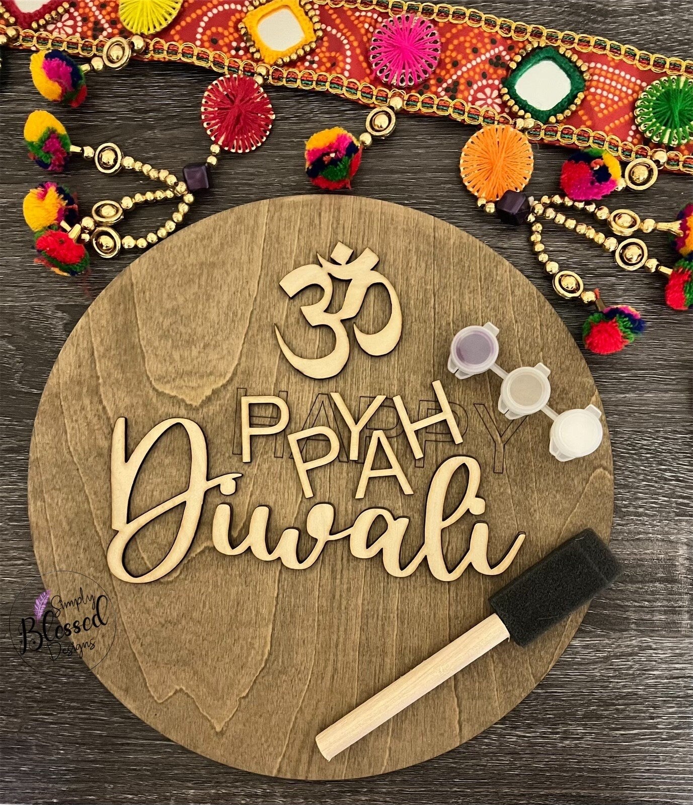 DIY Happy Diwali Sign Kit