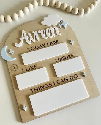 Baby Milestone Board