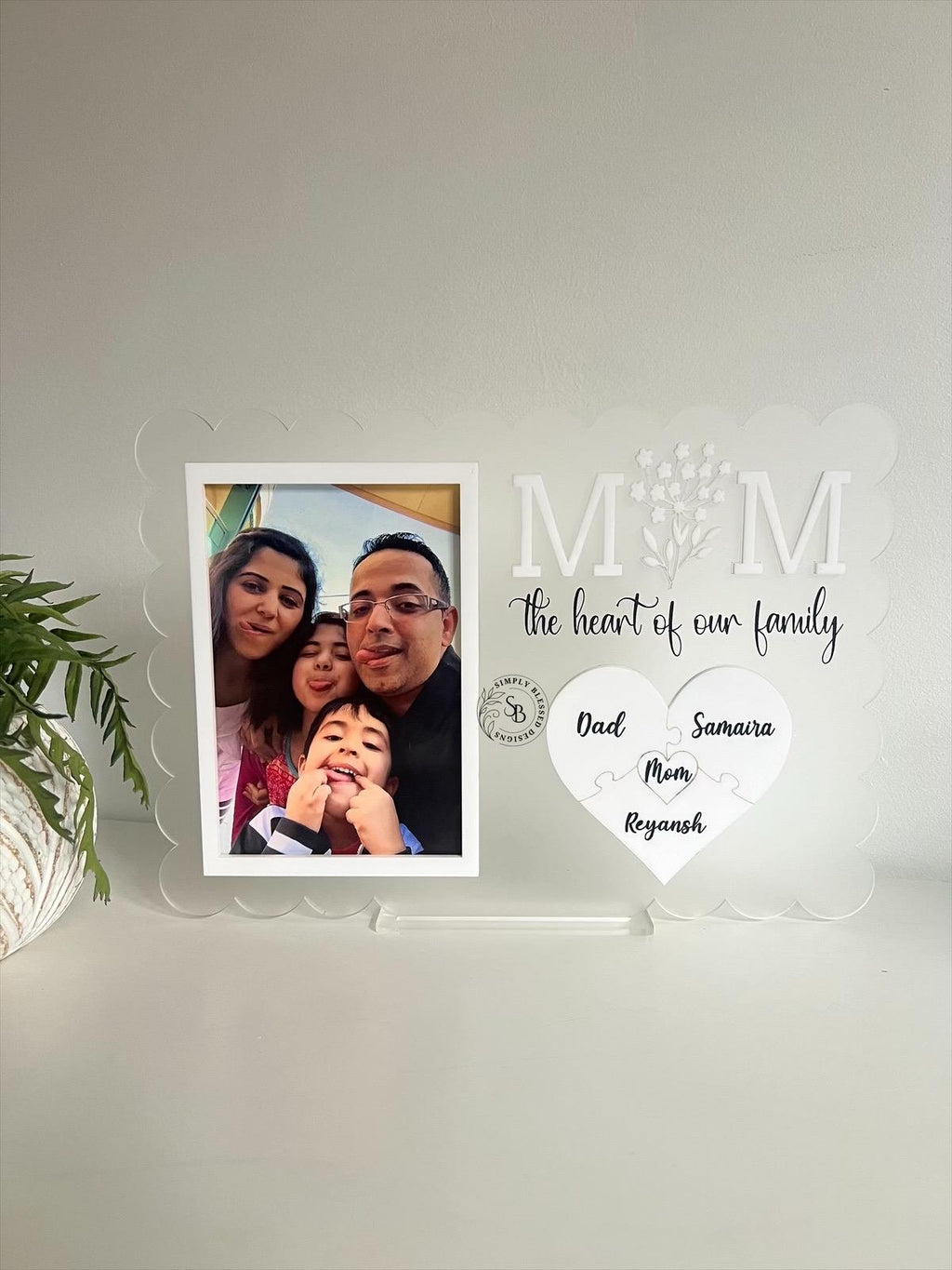 Heart of the Family Plaque