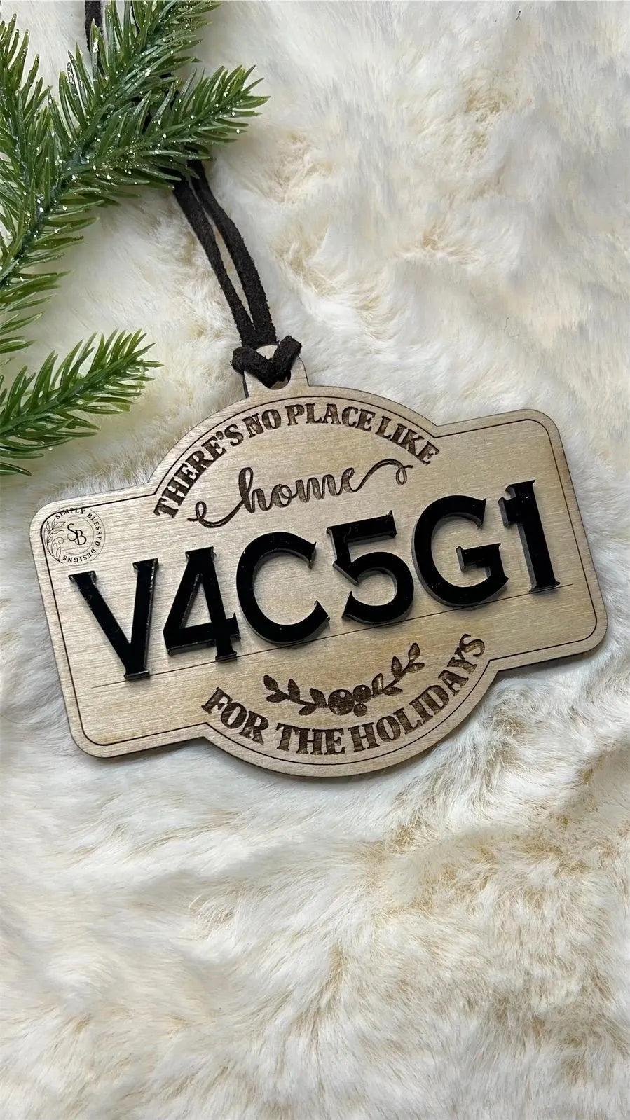 Postal Code Ornament