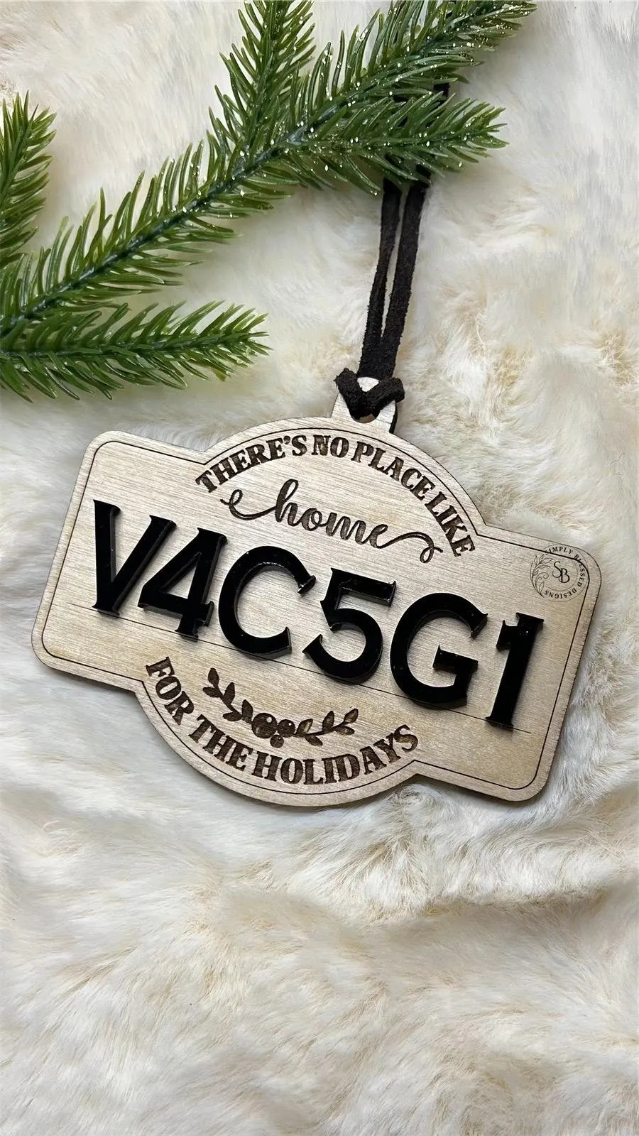 Postal Code Ornament