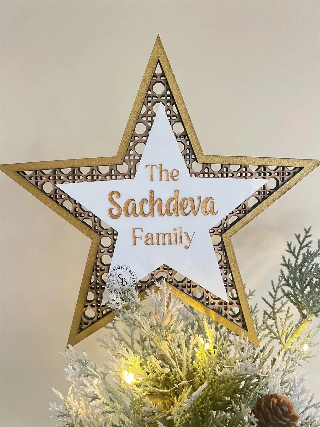 Family Name Tree Topper