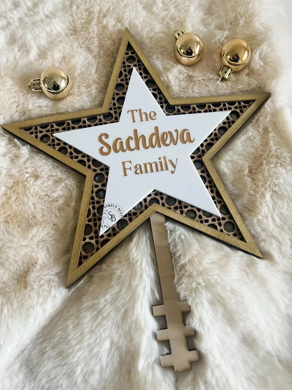 Family Name Tree Topper