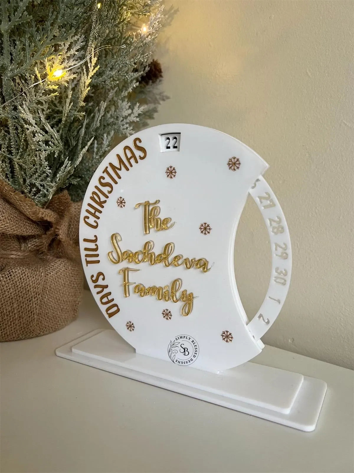 Christmas Countdown Wheel